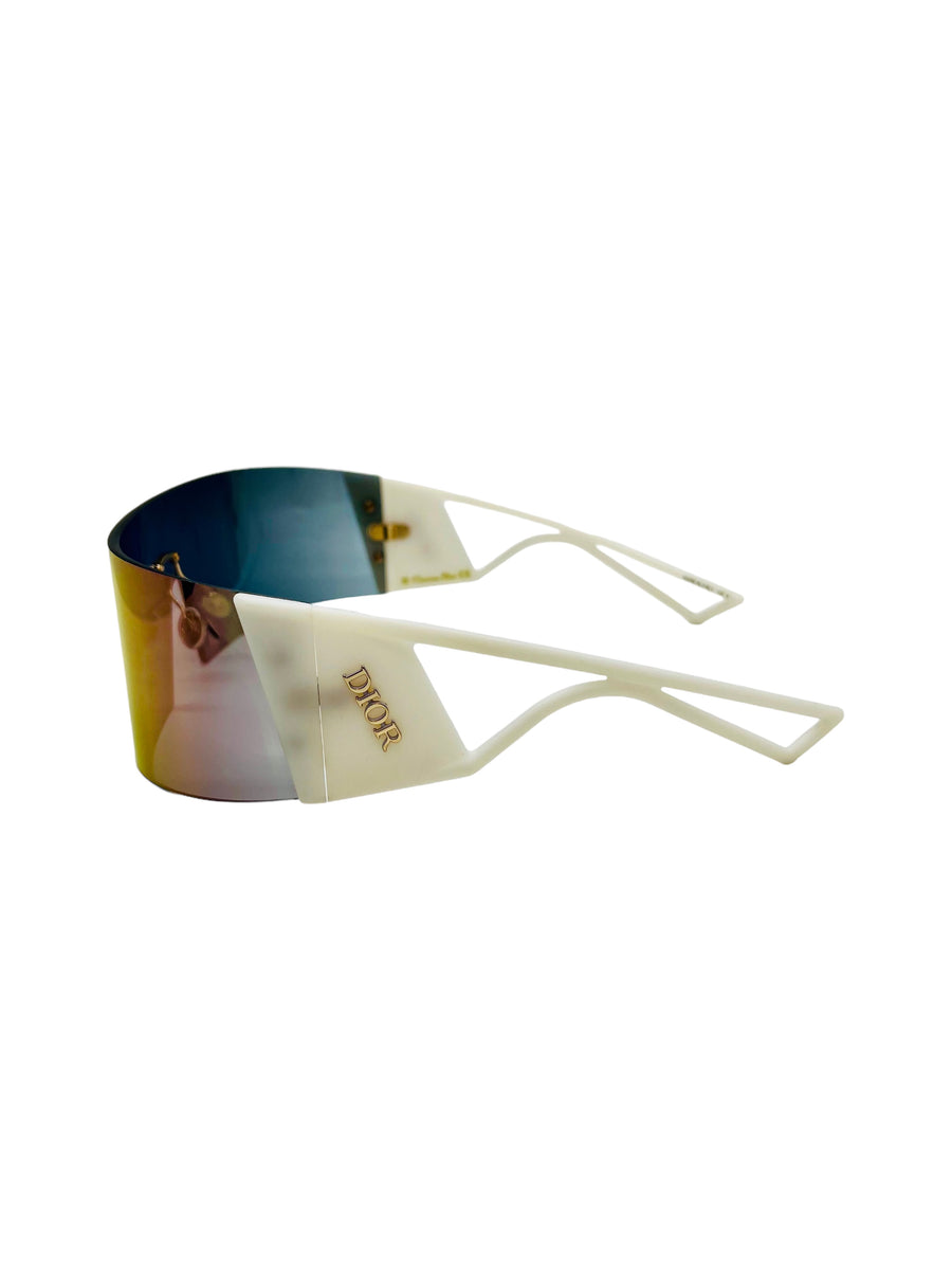 Christian Dior KaleiDiorscopic 35J0J Sunglasses Womens WhitePink Mirror  Lens  EyeSpecscom