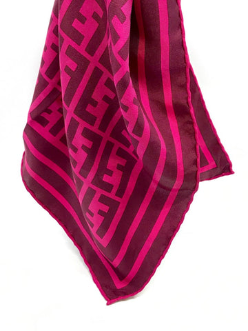 Fendi Monogram Silk Scarf