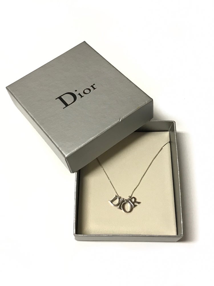 Christian Dior Letter Necklace
