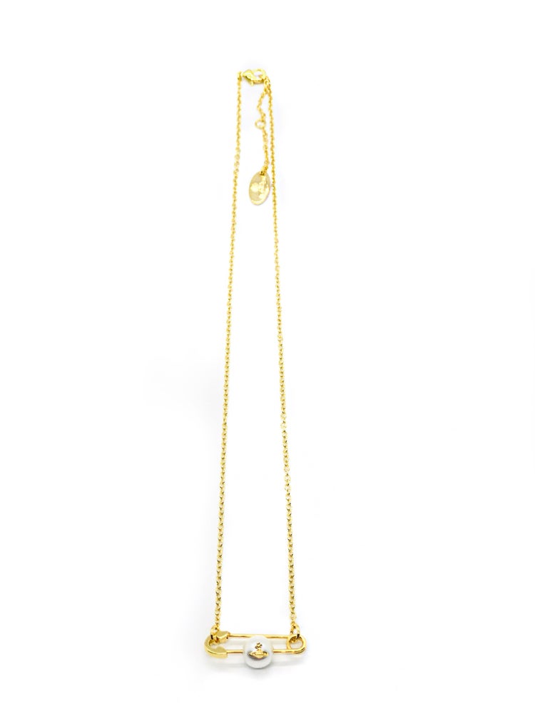 Vivienne Westwood Safety Pin Pendant Necklace