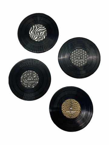 Saint Laurent Vinyl Coasters