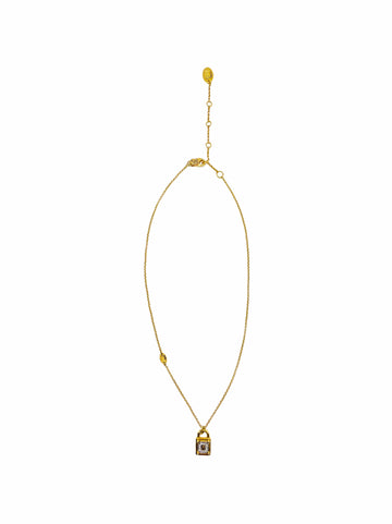 Juicy Couture Padlock Wish Necklace