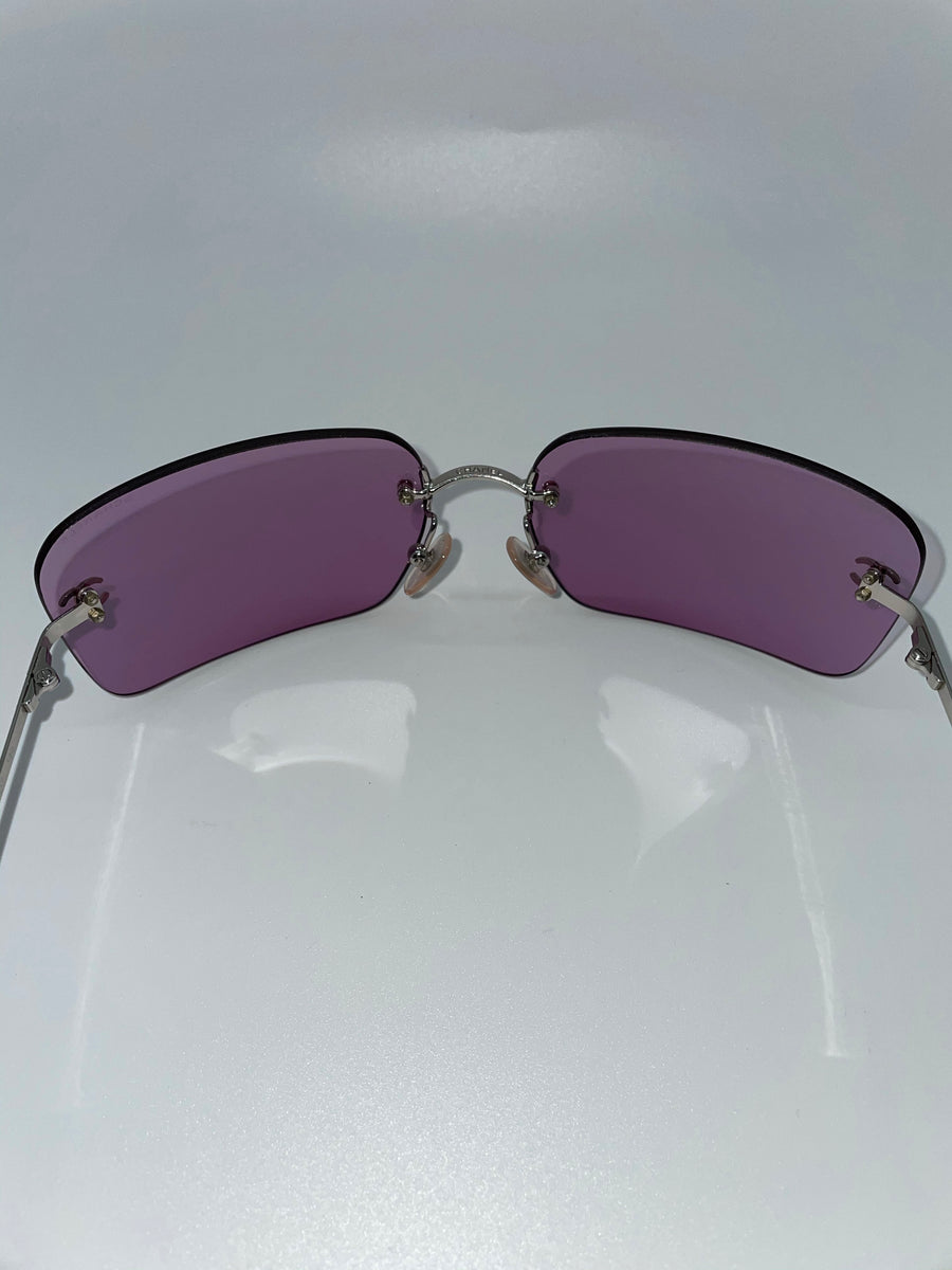 Chanel Oversized Rimless Sunglasses